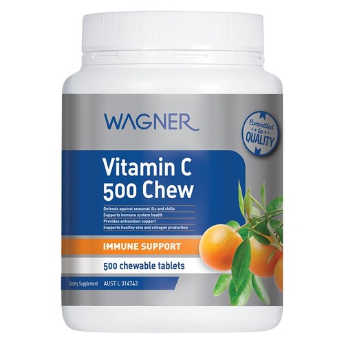 Wagner Vitamin C 500 Chewable 500 Tablets