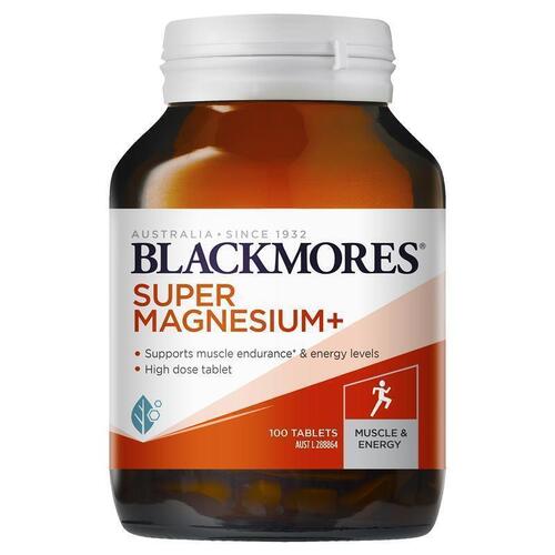 Blackmores Super Magnesium+ Muscle Health Vitamin 100 Tablets
