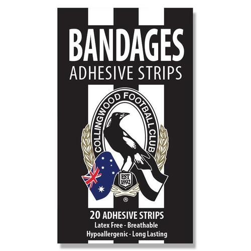 AFL Bandages Collingwood Magpies 20 Pack