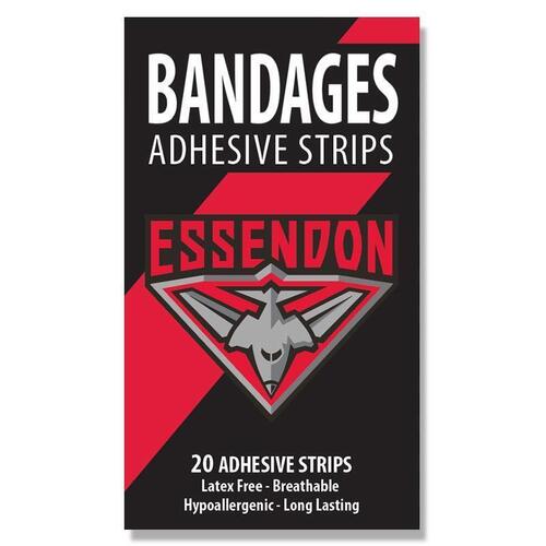 AFL Bandages Essendon Bombers 20 Pack