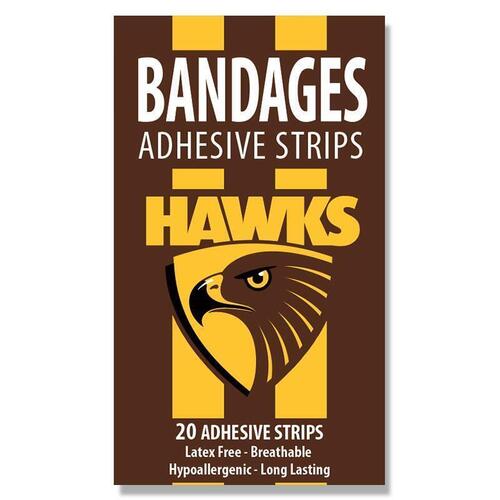 AFL Bandages Hawthorn Hawks 20 Pack