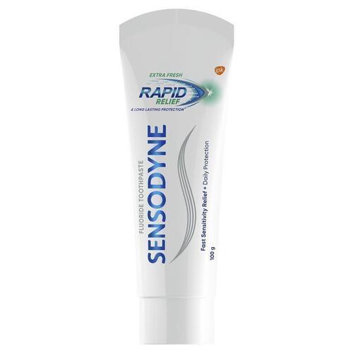 Sensodyne Sensitive Teeth Pain Rapid Relief Extra Fresh Toothpaste 100g