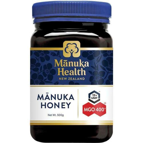 Manuka Health MGO 400+ New Zealand Manuka Honey 500g (Not For Sale In WA)