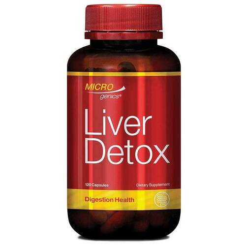 Microgenics Liver Detox 120 Capsules Support Healthy Liver Function