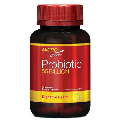 Microgenics Probiotic 55 Billion 60 Capsules Support Healthy Immune Function