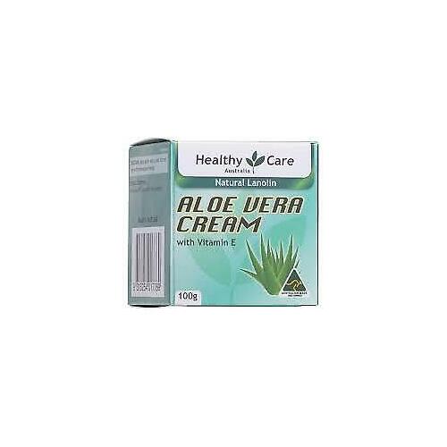 Healthy Care Aloe Vera Moisturizing Cream 100g Soothes Dry Irritated Skin