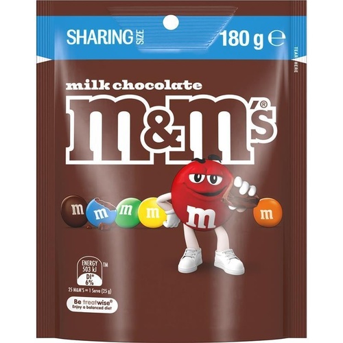 Mars M&Ms Milk Chocolate 180g