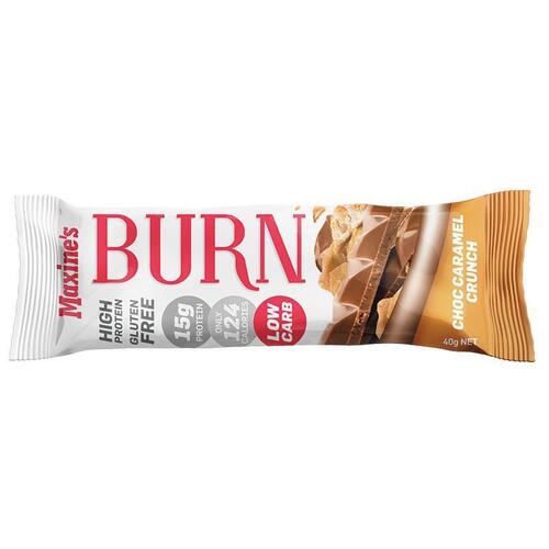 Maxines Burn Bar Choc Caramel Crunch 40g