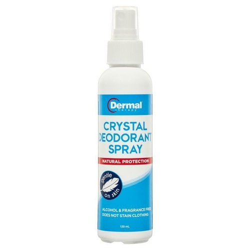 Dermal Therapy Crystal Deodorant Spray 120ml Gentle on Skin
