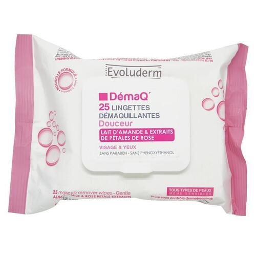 Evoluderm Demaq Gentle Cleansing Wipes 25
