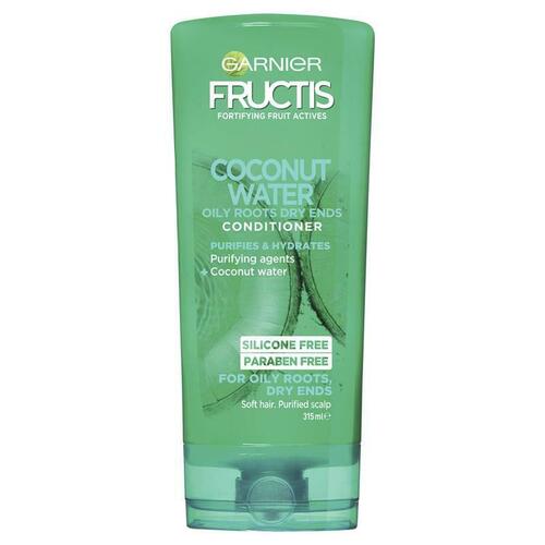 Garnier Fructis Coconut Water Conditioner 315ml For Oily Roots and Dry Ends