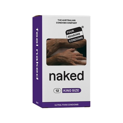 Four Seasons Condoms Naked King Size 12 Pack