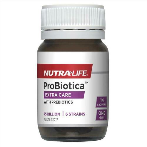 Nutra-Life Probiotica Extra Care 14 Capsules Support Healthy Gastrointestinal
