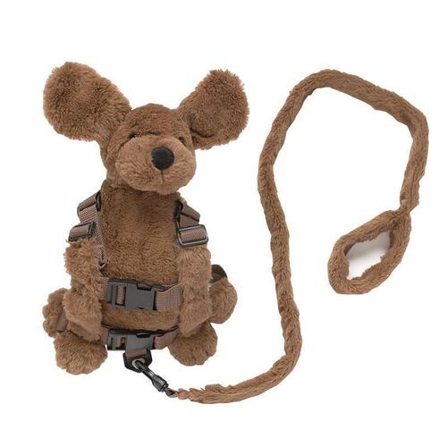 Playette 2-In-1 Harness Buddy Fluffy Dog