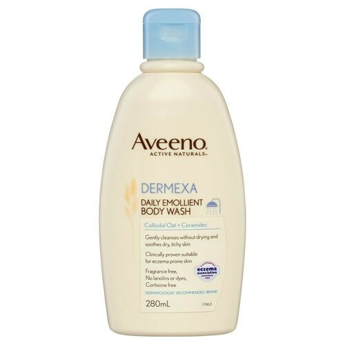 Aveeno Dermexa Daily Emollient Body Wash 280mL Eczema Skin suitable