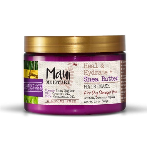 Maui Shea Butter Hair Mask For Dry & Damaged Hair 340g