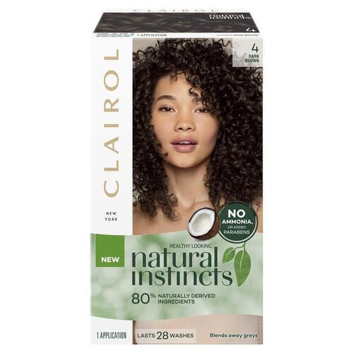 Natural Instincts 4 Nutmeg, Dark Brown Semi Permanent Hair Colour