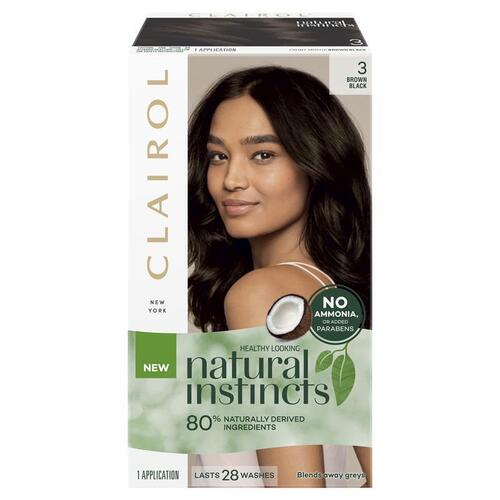Natural Instincts 3 Ebony Mocha, Brown Black Semi Permanent Hair Colour
