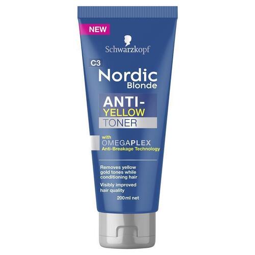 Schwarzkopf Nordic Blonde Anti-Yellow Toner 200ml