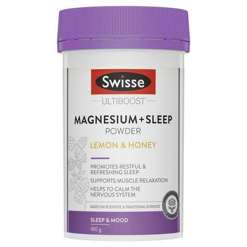 Swisse Magnesium + Sleep Powder 180g Support Muscle Relaxation Improve Sleep