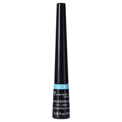 Rimmel Exaggerate Waterproof Liquid Liner 100% Black Waterproof Smudge Proof