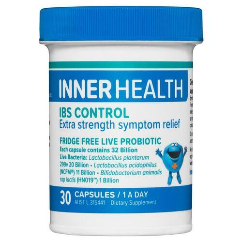 Inner Health IBS Control 30 Capsules Relieve Irritable Bowel Syndrome Symptoms
