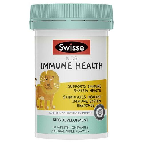 Swisse Kids Immune Health 60 Tablets Support Healthy Immune System