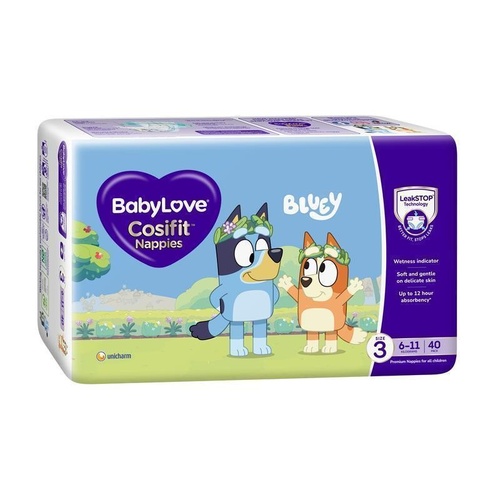 BabyLove Cosifit Nappies Size 3 (6-11kg) 40 Pack