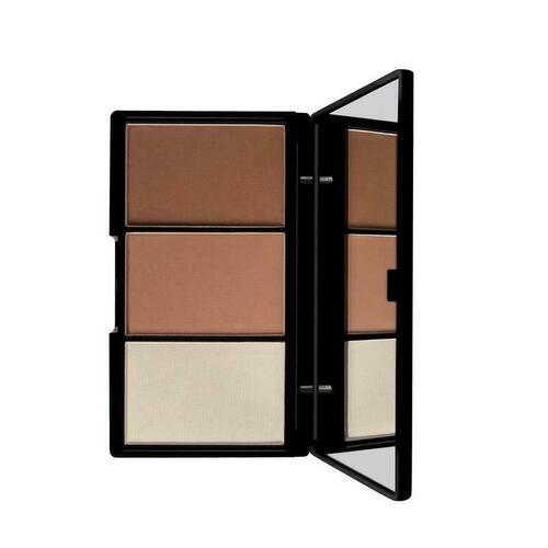 Natio Face Contour Palette Highlighter Contour Silky Minered Enriched Powders