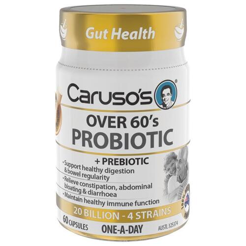 Carusos Probiotic Over 60+ years 60 Capsules