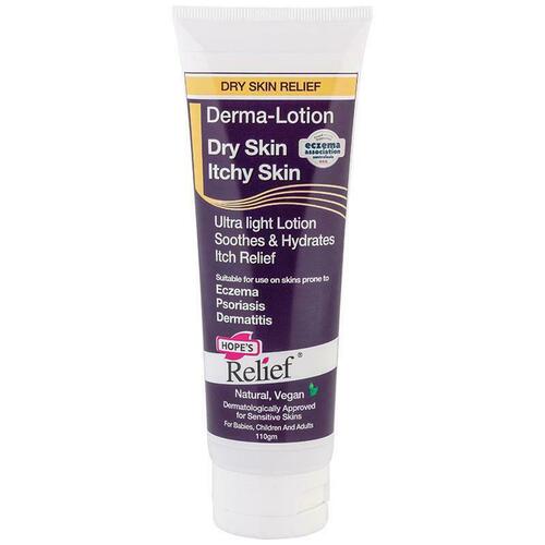 Hopes Relief Derma Lotion 110g Dry and Itchy Skin Relief Ultra Light Lotion