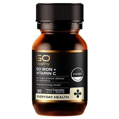 GO Healthy Iron + Vitamin C 30 Hard Capsules