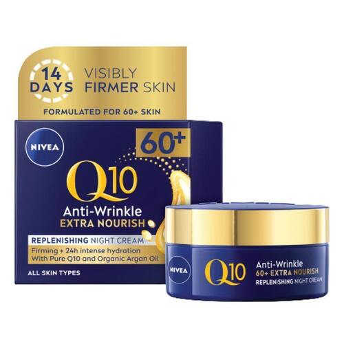 NIVEA Q10 Power Mature Face Moisturiser Cream Night 50ml
