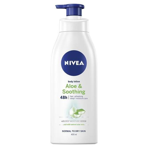NIVEA Aloe Vera Body Lotion Moisturiser 48H 400ml