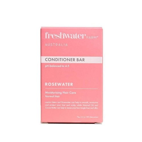 Freshwater Farm Australia Rosewater Cleansing Conditioner Bar 70g