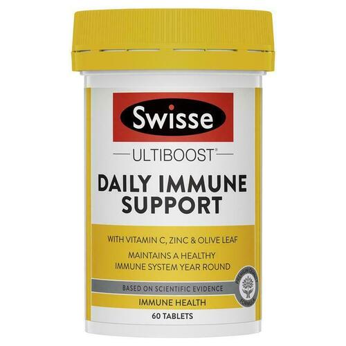 Swisse Daily Immune Support 60 Tablets Support Healthy Immune System
