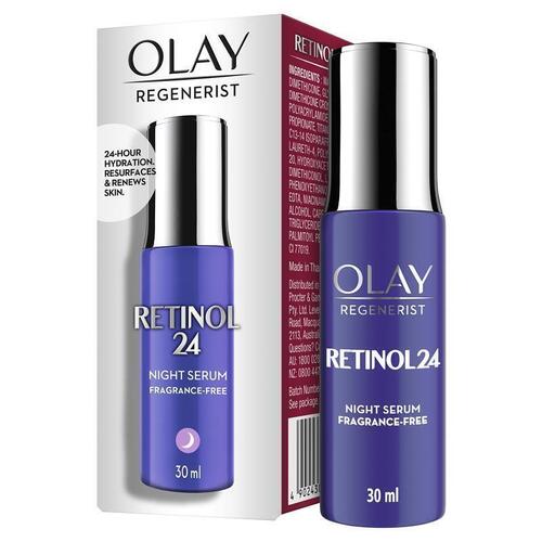 Olay Regenerist Retinol 24 Night Serum Fragrance Free 30ml