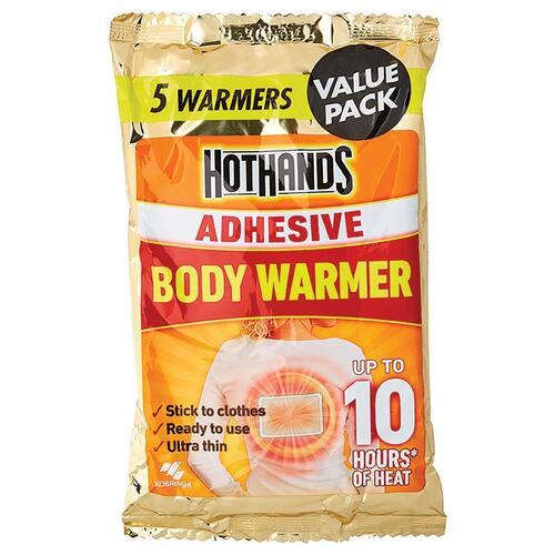 Hot Hands Body Warmer Adhesive 5 Pack
