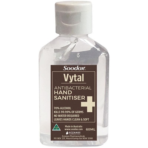 Soodox Vytal Antibacterial Hand Sanitisers 60mL
