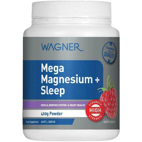 Wagner Mega Magnesium + Sleep Berry 400g Support Healthy Nervous System Function
