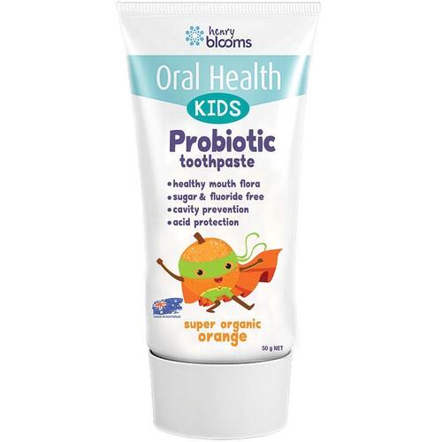 Henry Blooms Probiotic Toothpaste Orange Kids 50g