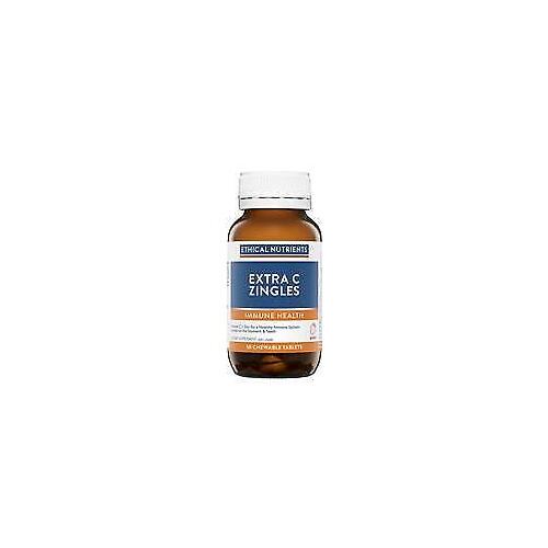 Ethical Nutrients Extra C Zingles Berry 50s, Strengthen Immune System, Chewable