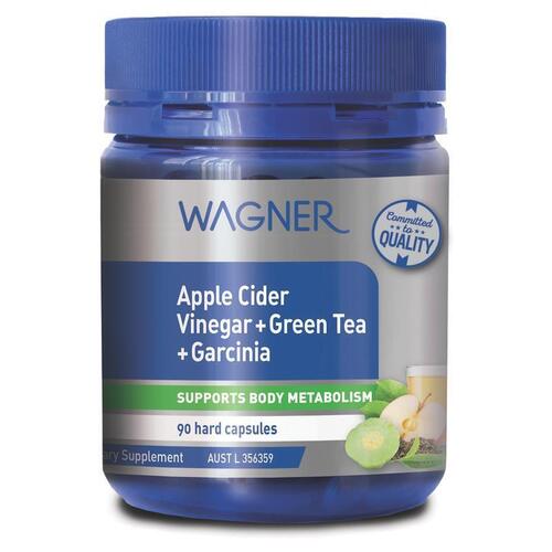 Wagner Apple Cider Vinegar + Green Tea + Garcinia 90 Capsules