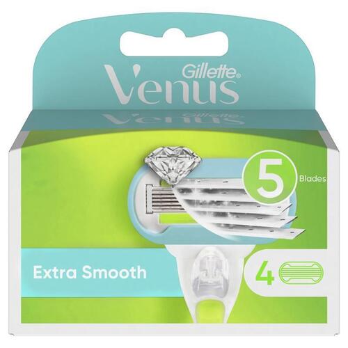 Gillette Venus Extra Smooth Blade Refills 4 Pack