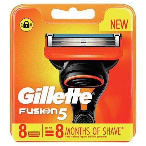 Gillette Fusion Manual Razor Blades 8 Pack