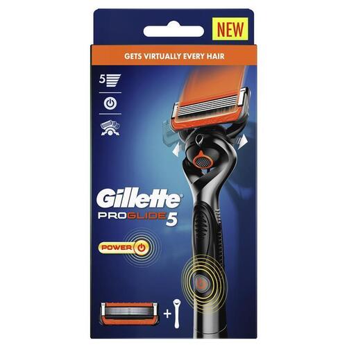 Gillette Fusion Proglide Power Razor + 1 Blade Refills