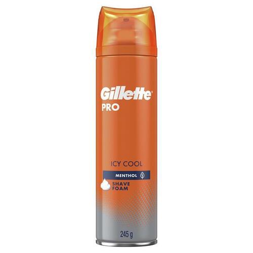 Gillette Pro Shave Foam Icy Cool 245g