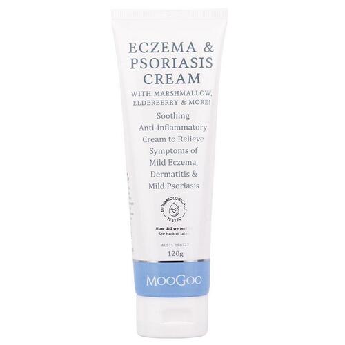 MooGoo Eczema & Psoriasis Cream With Marshmallow & Elderberry 120g