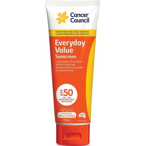 Cancer Council SPF 50+ Everyday Value 110ml