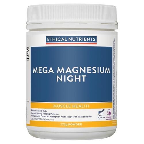 Ethical Nutrients Mega Magnesium Night Powder 272g